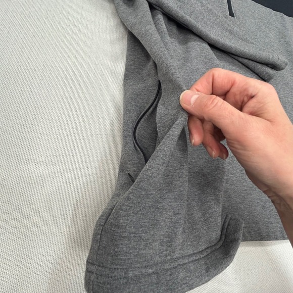 Travis Mathew Quarter Zip Pullover Mens XXL Heather Gray Black Long Sleeve Golf - Picture 5 of 13